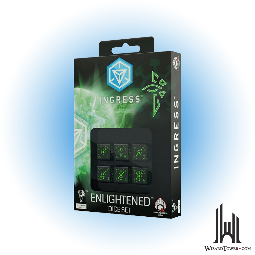 Dice Set - Ingress Enlightened d6 6ct