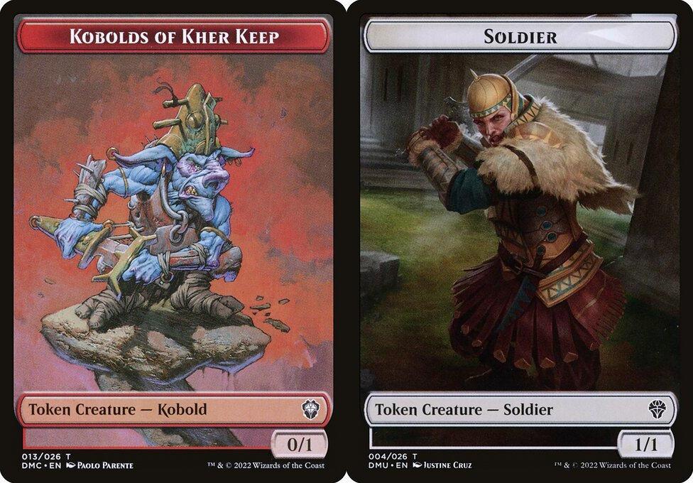 Kobolds of Kher Keep (013) // Soldier (004) Double-Sided Token - Foil