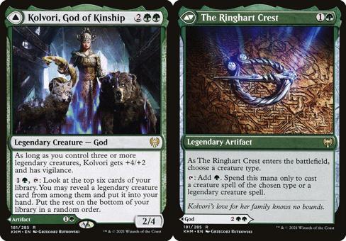 Kolvori, God of Kinship // The Ringhart Crest - Foil