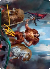 Kraven, Proud Predator (28/54) Art Card (ASMP) - Gold-Stamped Signature