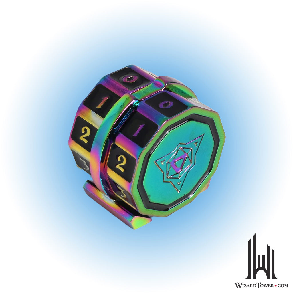 Individual Dice - Metal Dark Genesis Life Counter