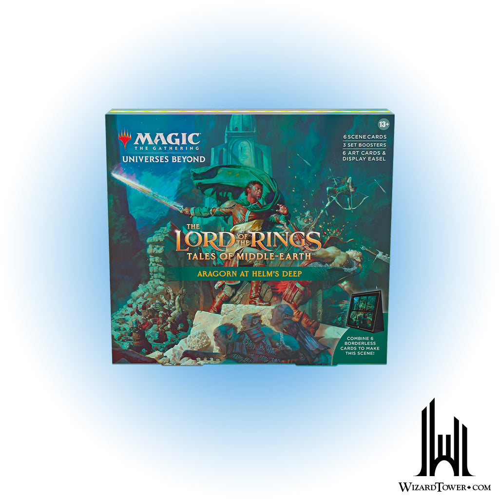 Magic the Gathering The Lord of the Rings Holiday Scene Box - Aragorn at Helm's Deep