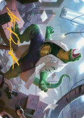 Lizard, Connors's Curse (18/54) Art Card (ASMP) - Gold-Stamped Signature