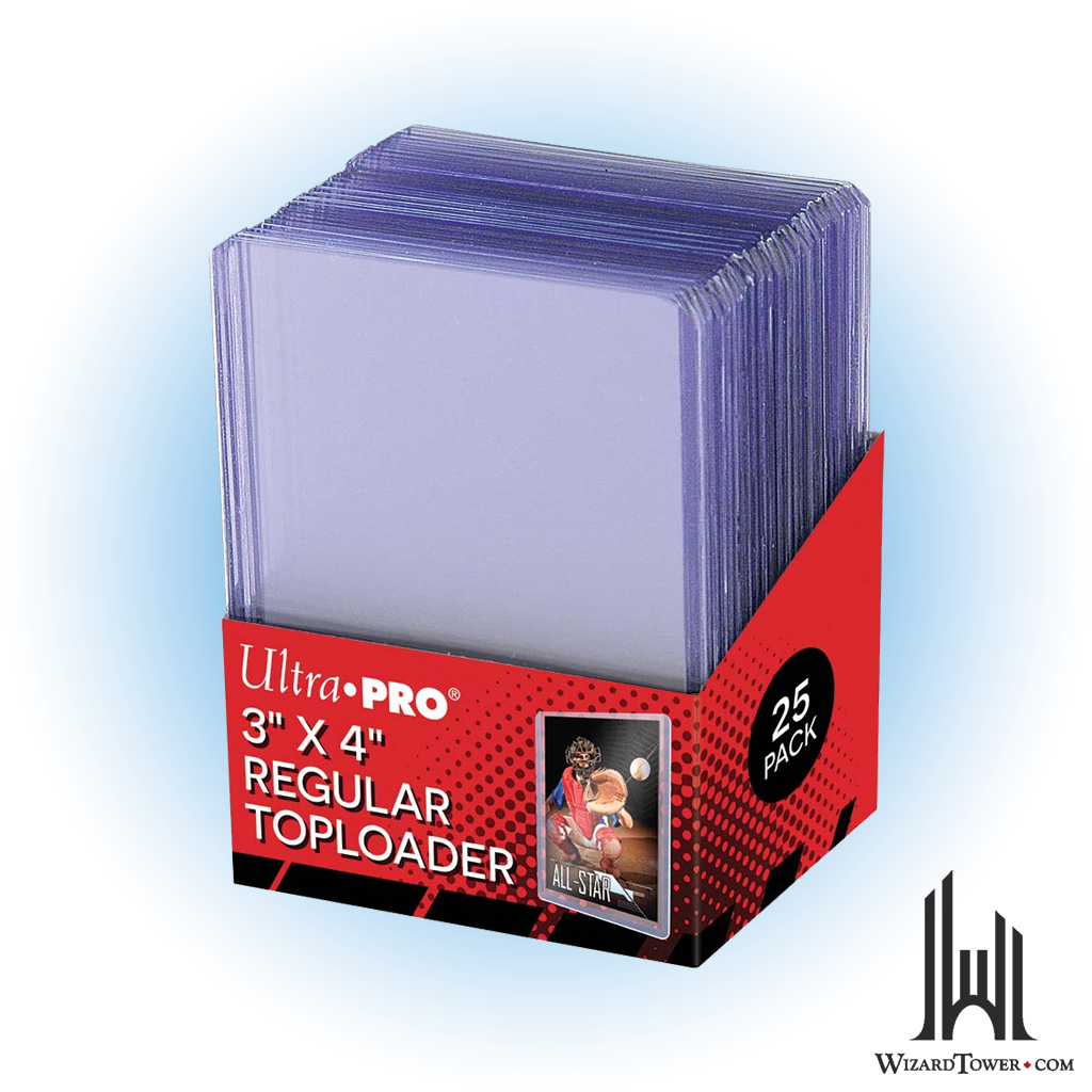 Toploader - 3" x 4" Pack of 25 - Max 10 per Customer