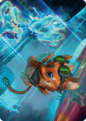Loot, the Pathfinder (22/54) Art Card (ADFT) - Gold-Stamped Signature