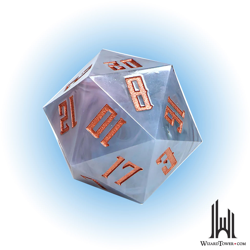 Individual Dice - Sharp-Edged Milky Way 55mm d20