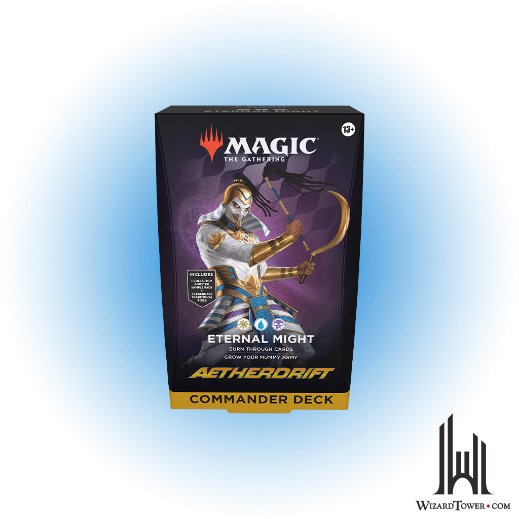 Magic the Gathering Aetherdrift Commander Deck - Eternal Might (WUB)