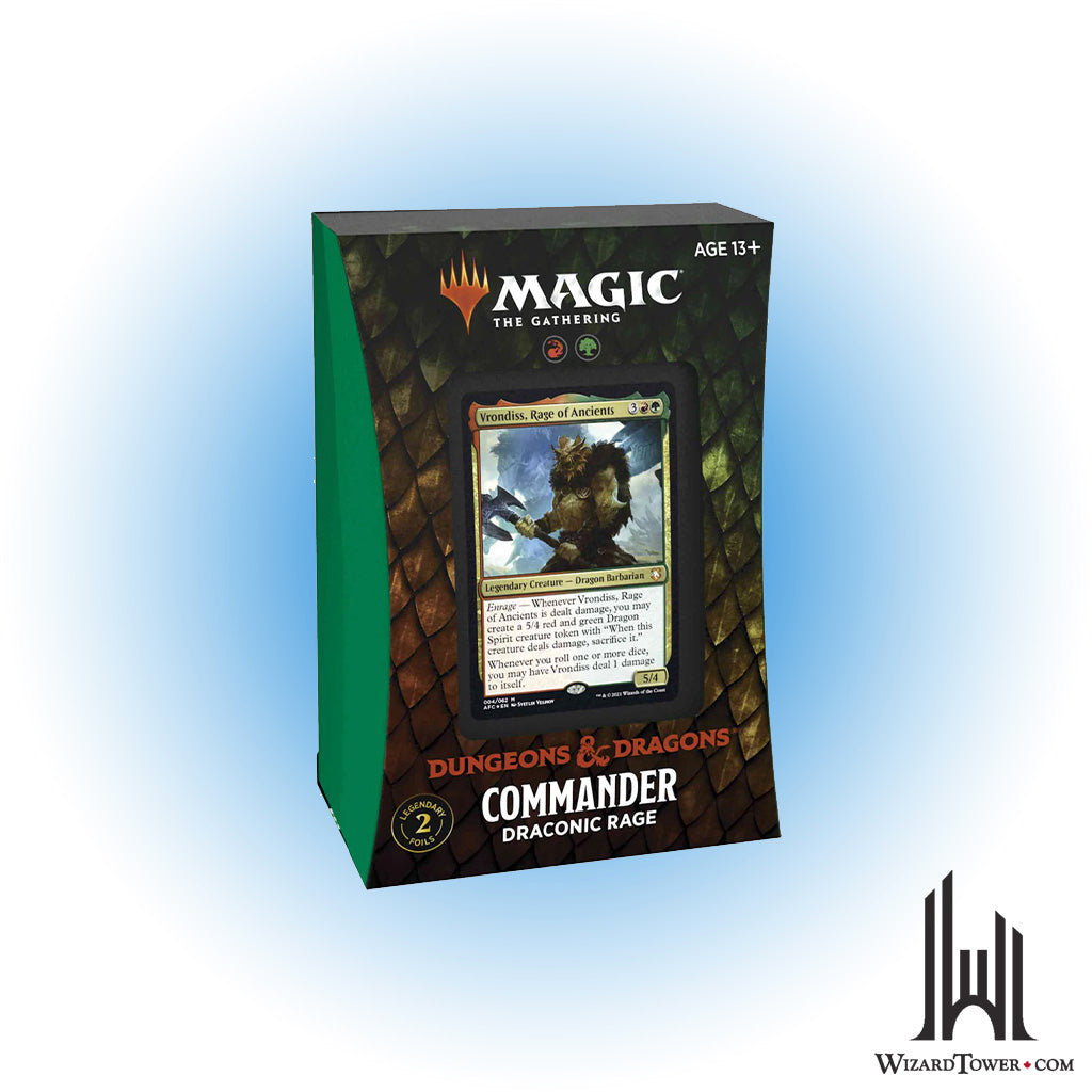 Magic the Gathering Adventures of the Forgotten Realms Commander Deck - Draconic Rage (RG)