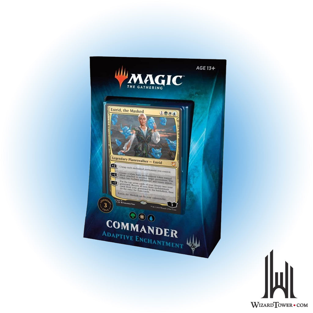 Magic the Gathering Commander 2018 Commander Deck - Adaptive Enchantment (GWU)