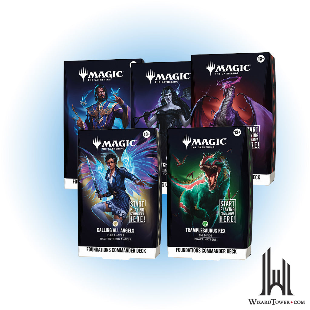 Magic the Gathering Foundations Commander Deck - Set of All 5 Decks