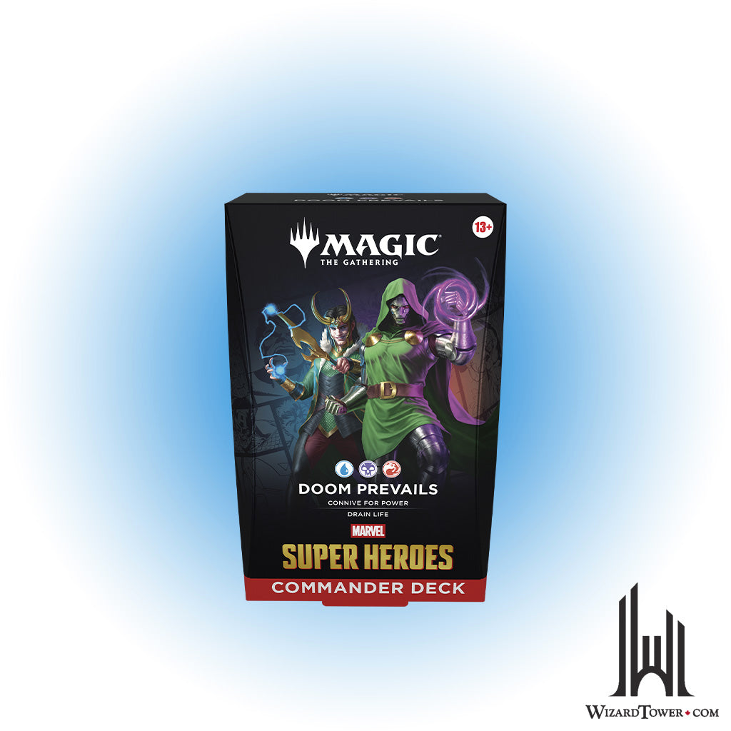 mtg commander wizard deck Magic the Gathering Marvel Super Heroes Neuf scellé Options:Play Booster Pack (1 Pack / 15 Cards each) The Fabled Booster Draft