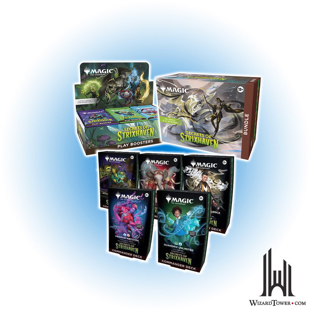 Magic the Gathering Secrets of Strixhaven Combo #1 - Play, Bundle, 5 Commander Decks