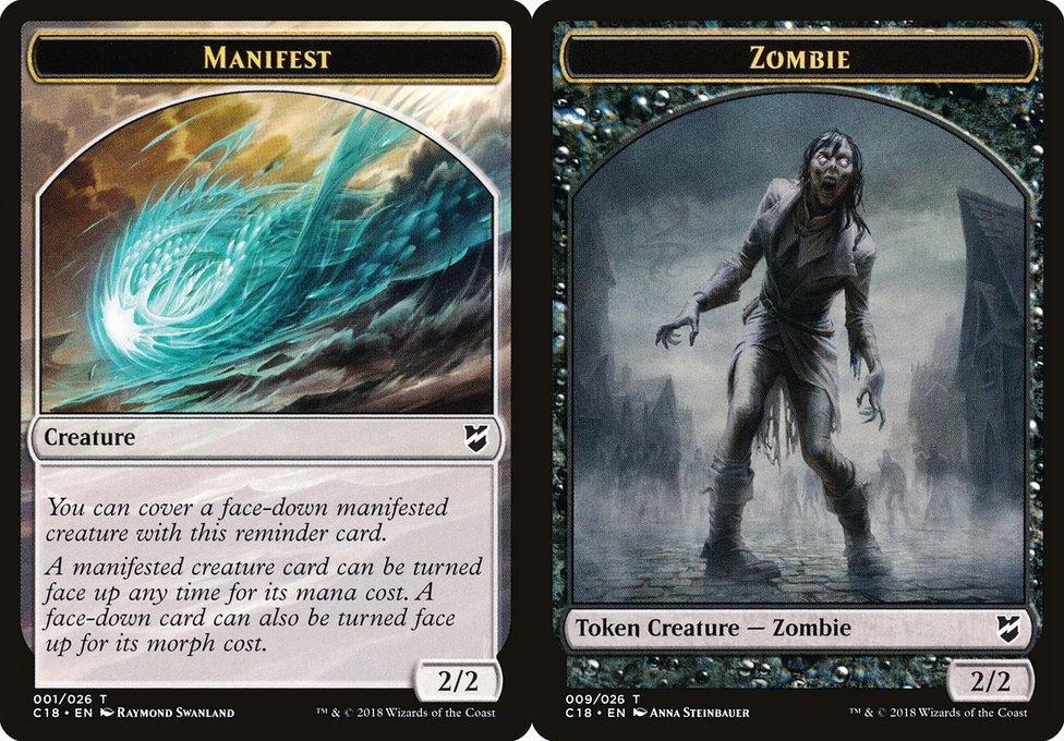 Manifest (001) // Zombie (009) Double-Sided Token