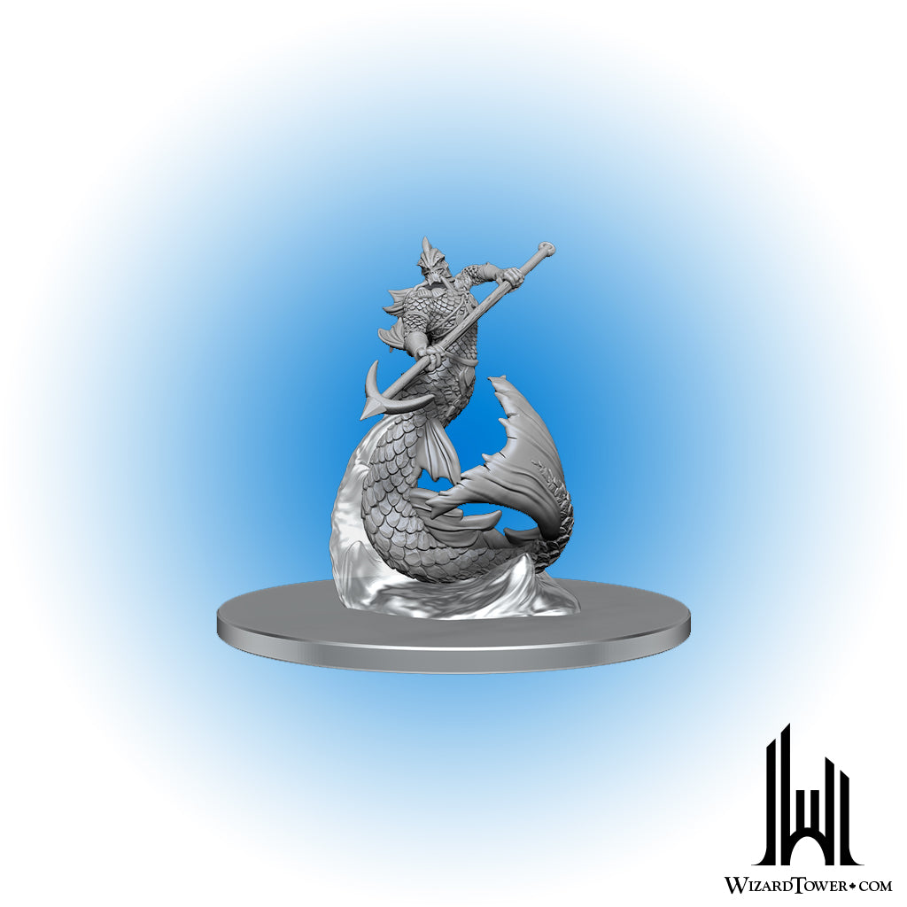 Unpainted Miniature - Dungeons & Dragons - Merrow