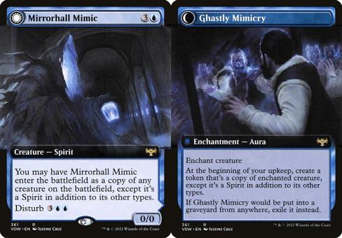 Mirrorhall Mimic // Ghastly Mimicry (361) (Extended Art) - Foil