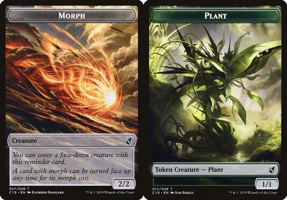 Morph (027) // Plant (017) Double-Sided Token