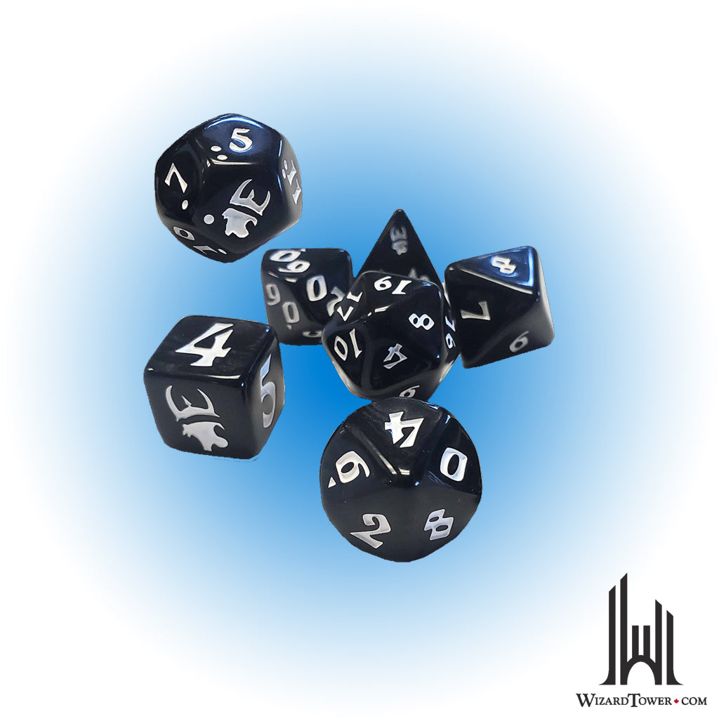 Dice Set - Munchkin Black / White 7ct