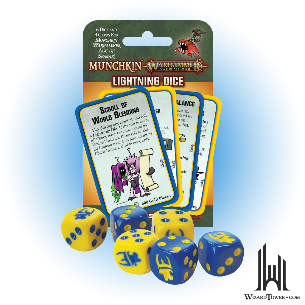 Munchkin - Warhammer Age of Sigmar - Lightning Dice