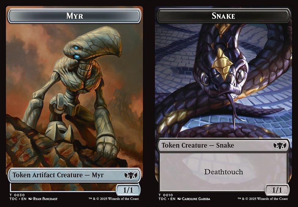 Myr (0030) // Snake (0010) Double-Sided Token