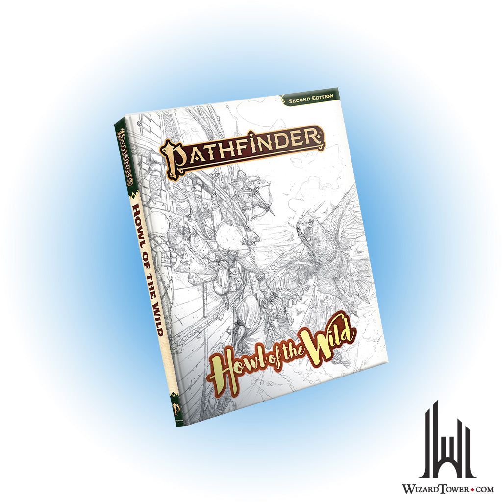 Pathfinder 2nd Edition Book - Howl of the Wild - Sketch Cover Edition