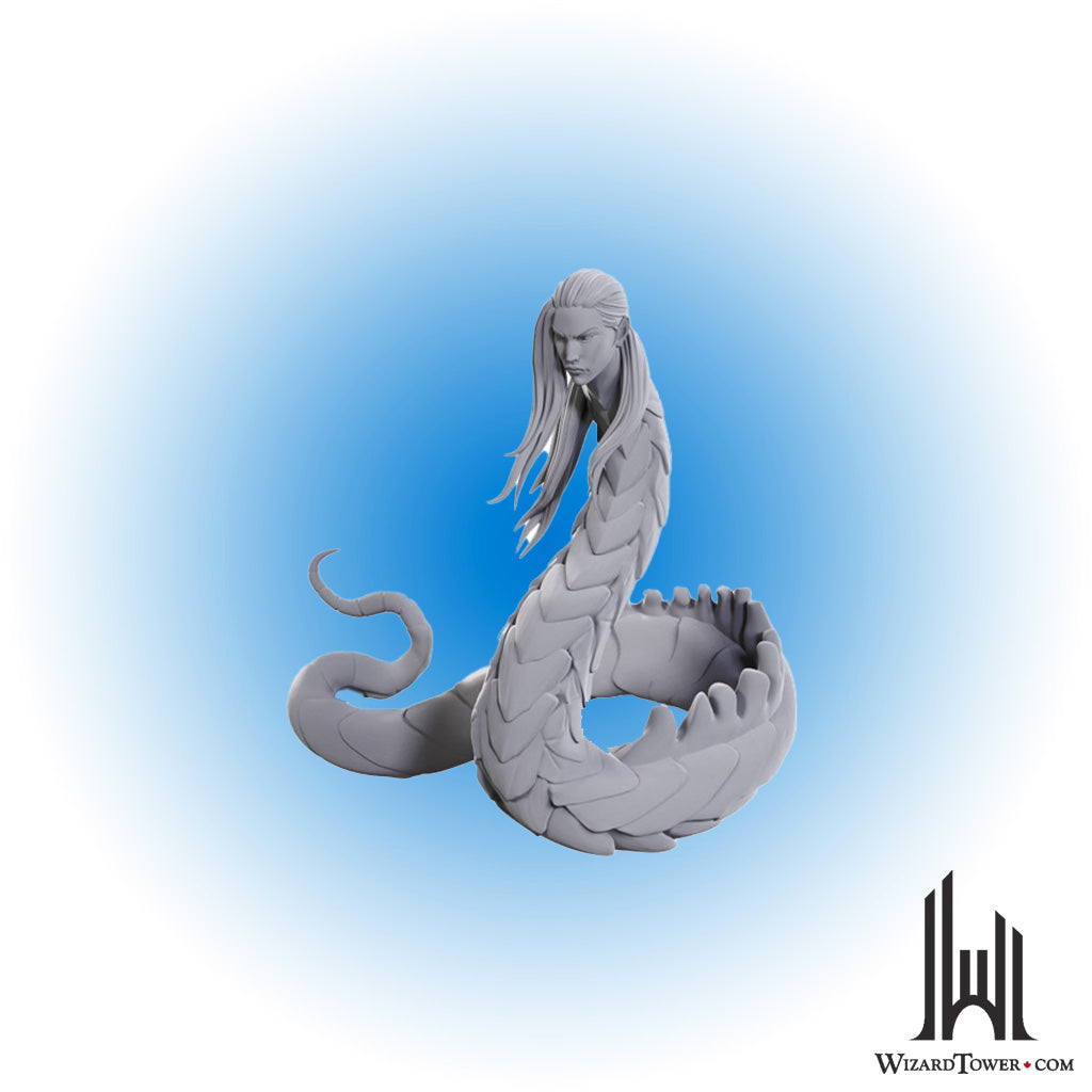 Unpainted Miniature - Dungeons & Dragons - Lunar Naga