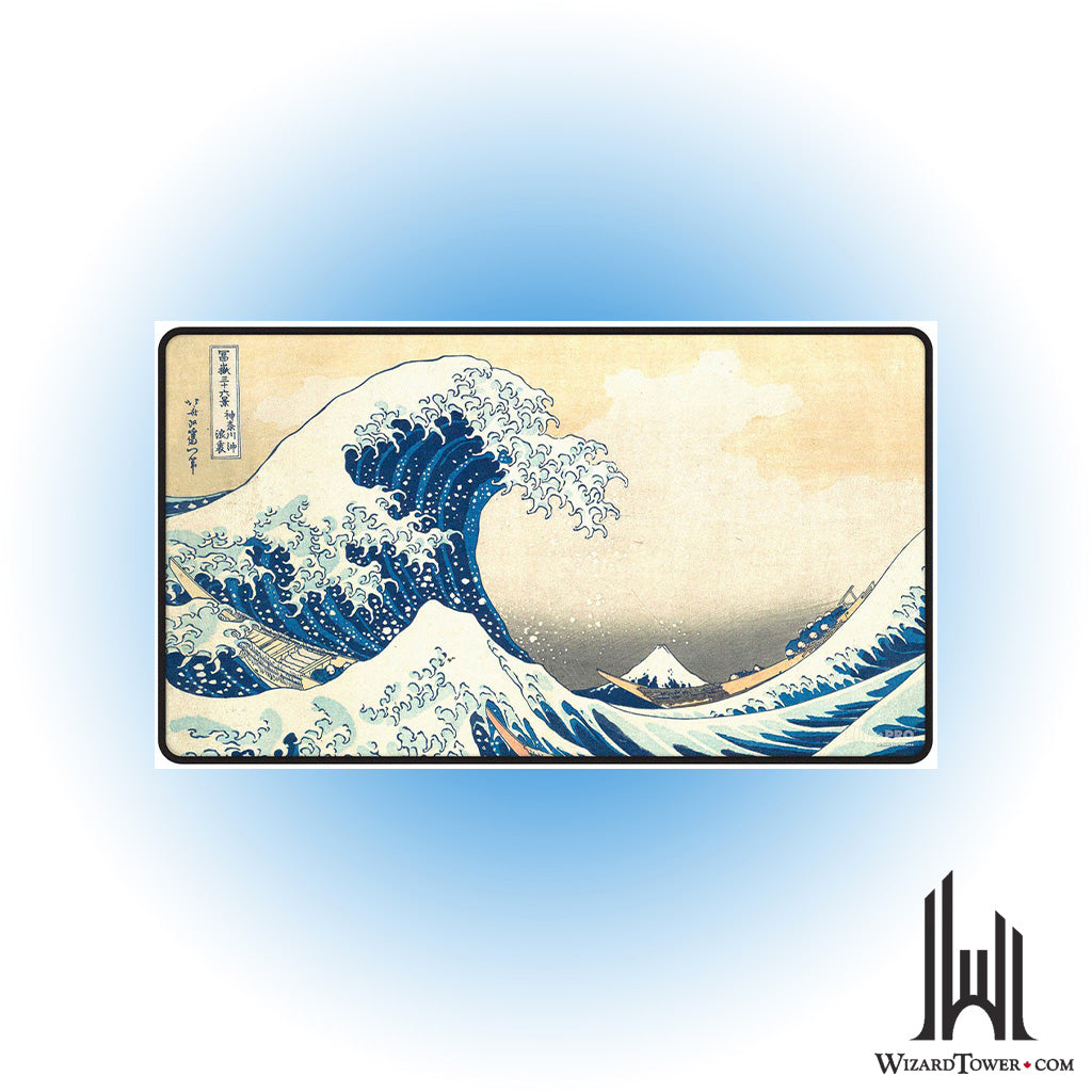 Playmat - The Great Wave off Kanagawa (Black Stitched)