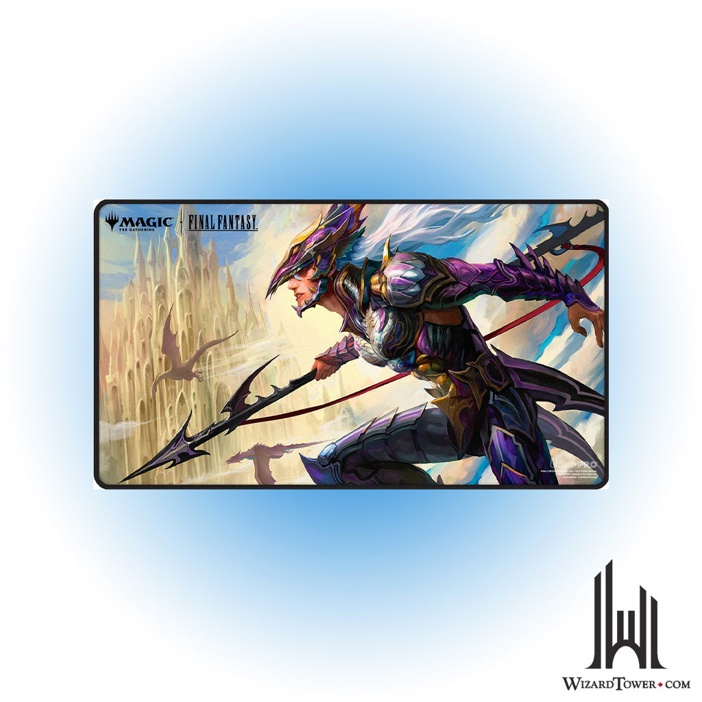 Playmat - Final Fantasy - Kain, Traitorous Dragoon (Black Stitched)