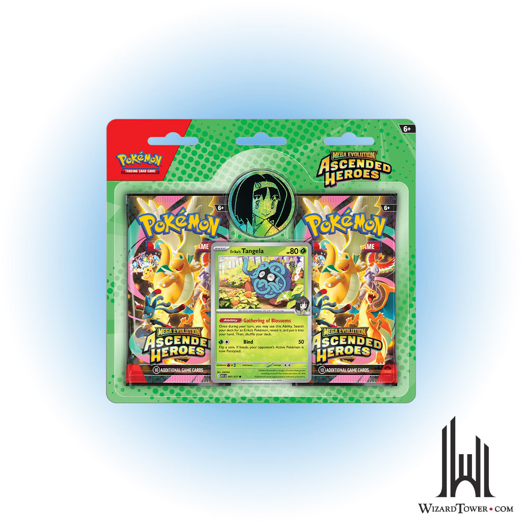 Pokemon Ascended Heroes 2-Pack Blister Collection Erika