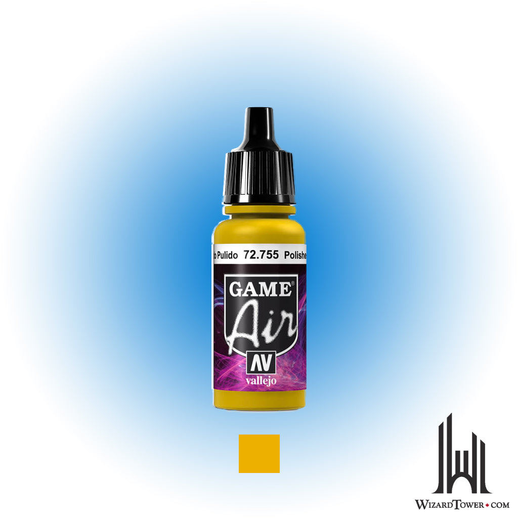 Vallejo Game Air Polished Gold 755 - 17ml