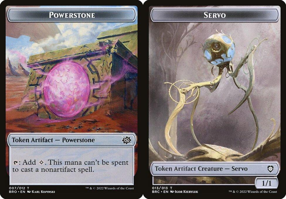 Powerstone (007) // Servo (013) Double-Sided Token