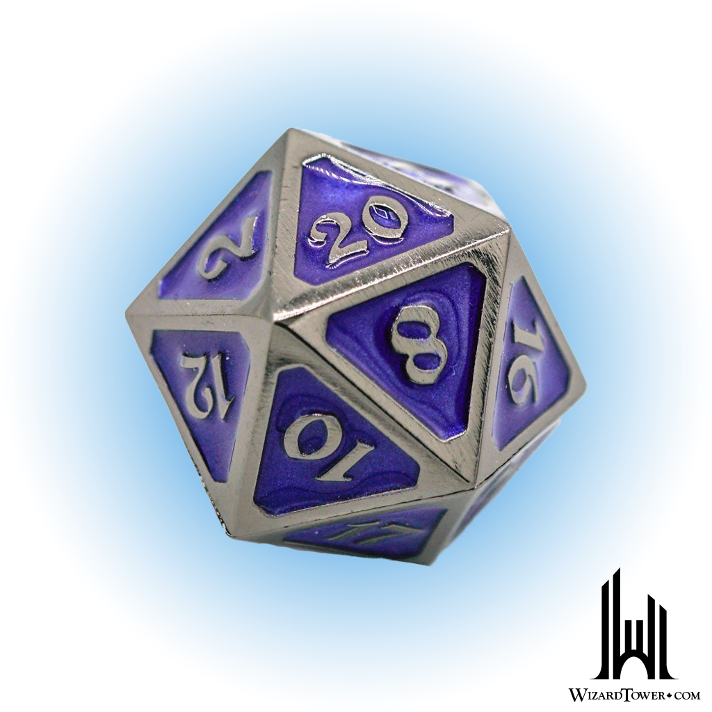 Individual Dice - Metal Multiclass Mythica Enthrall d20