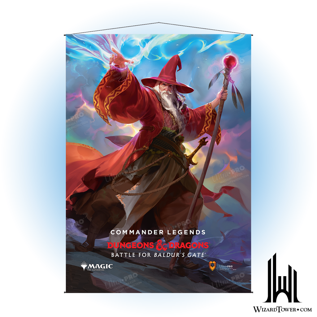 Wall Scroll - Commander Legends Battle for Baldur's Gate - Elminster