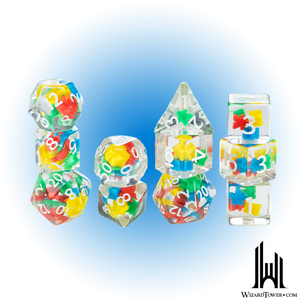 Dice Set - Inclusion Meeple 7ct