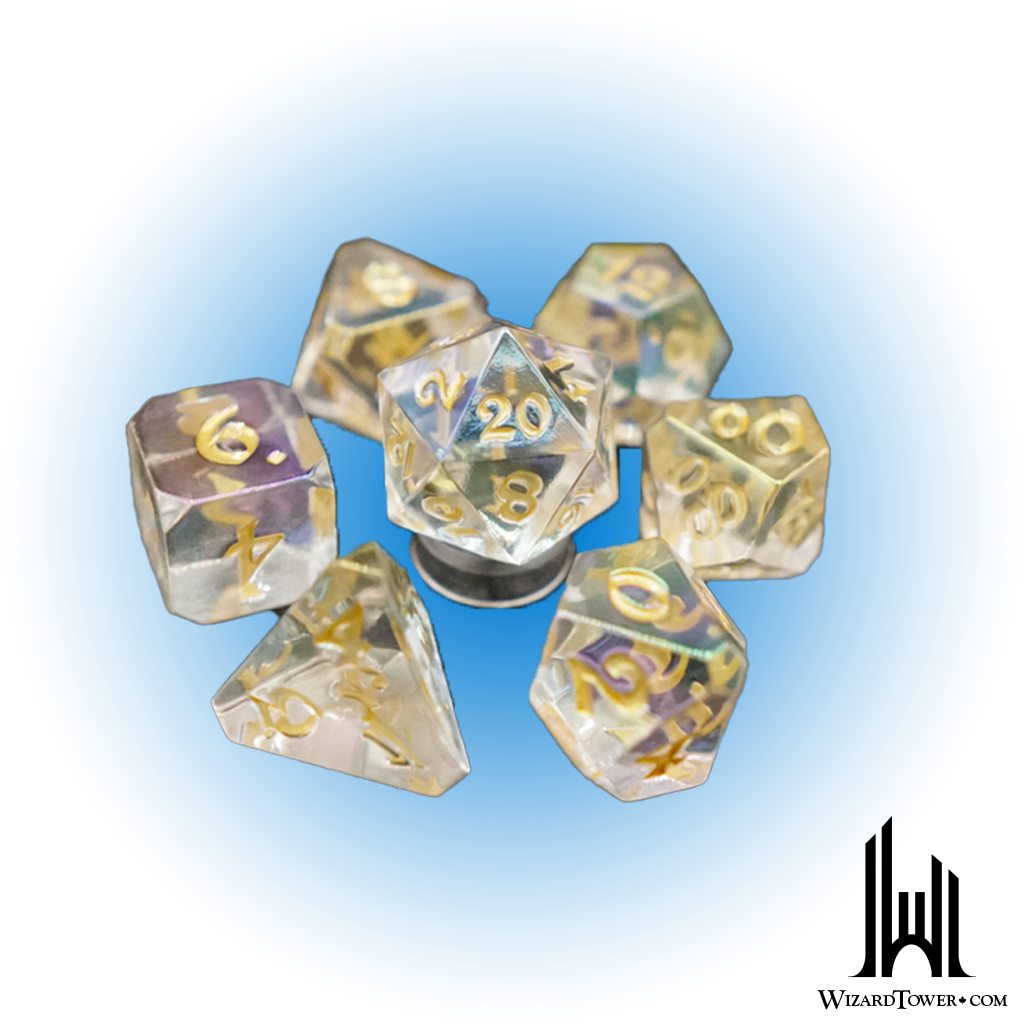 Dice Set - Avalore Prismatic Sunlight 7ct