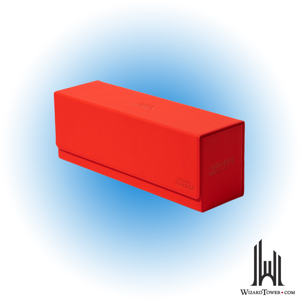 Deck Box - Arkhive - Monocolor Red 400+