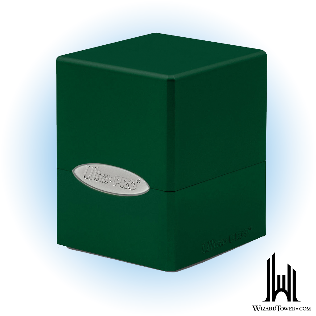 Deck Box - Satin Cube - Hi-Gloss Emerald 100+