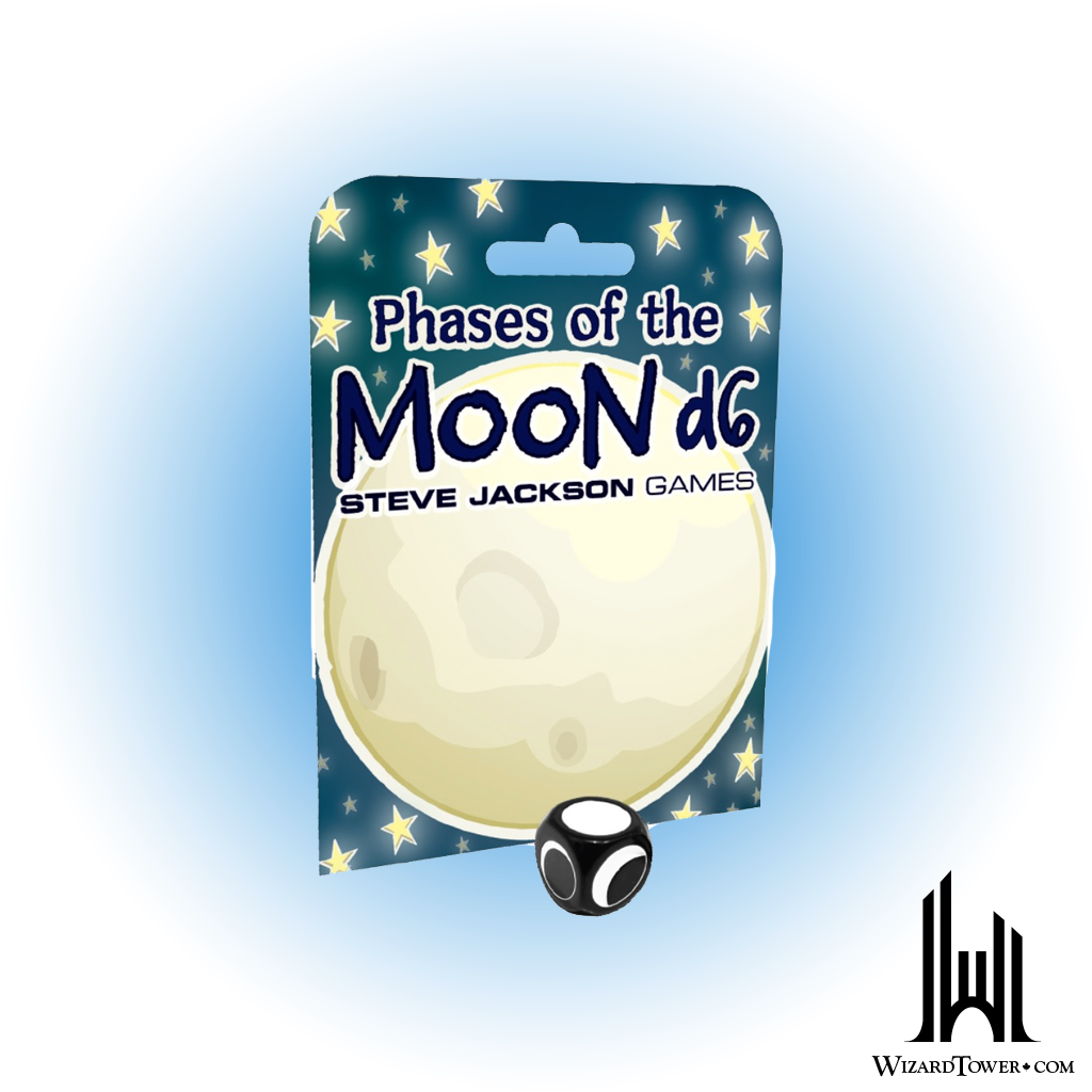 Dice Set - Phases of the Moon d6 3ct