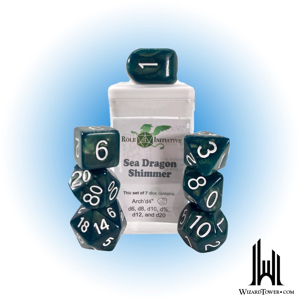 Dice Set - Sea Dragon Shimmer 7ct