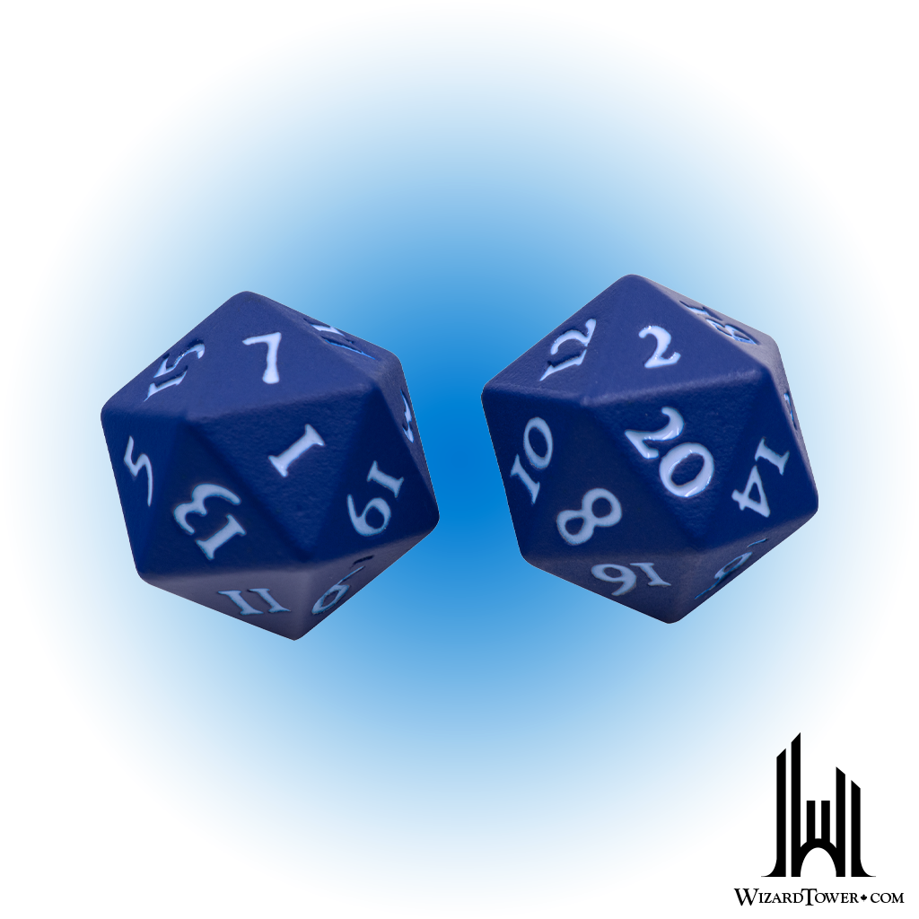 Dice Set - Heavy Metal Vivid Blue d20 2ct