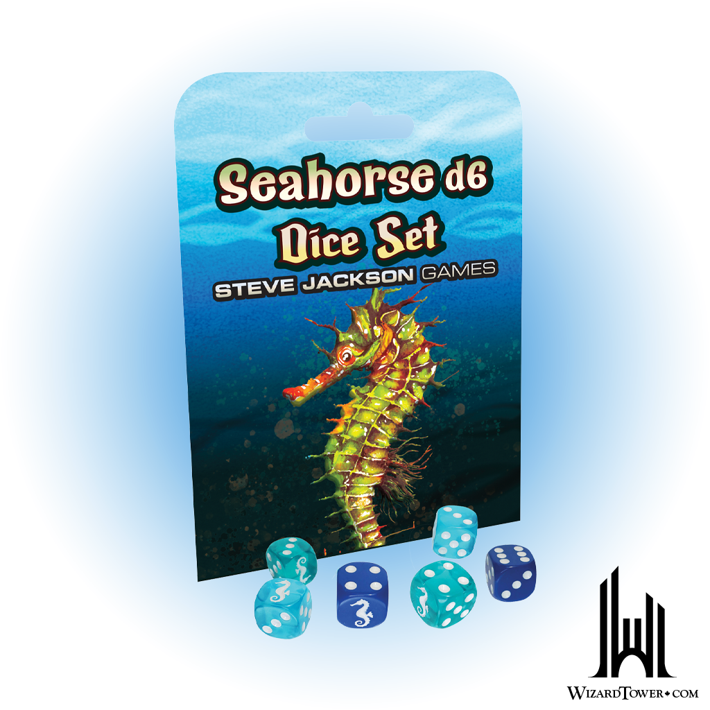 Dice Set - Seahorse d6 6ct