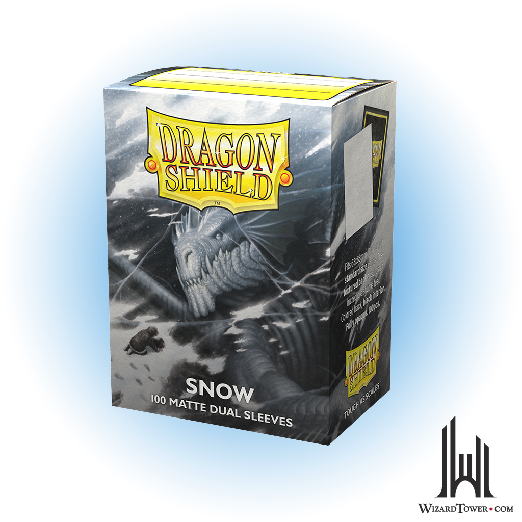 Deck Protectors - Dragon Shield Matte Dual Snow 100ct