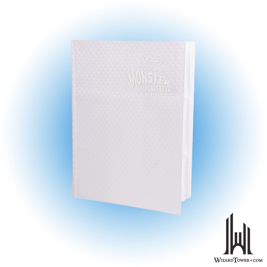 Binder - Matte White w/ White Pages 9-Pocket