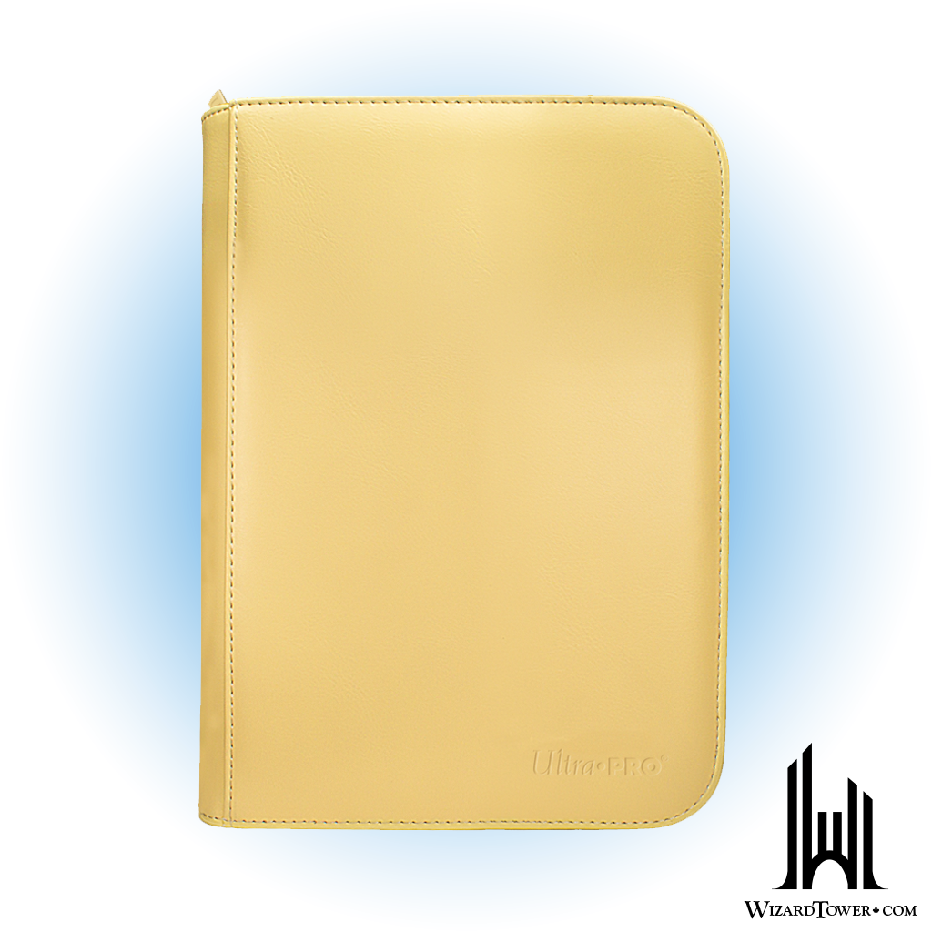 Binder - Zip Vivid Yellow 4-Pocket