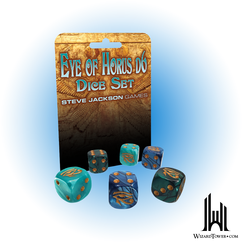 Dice Set - Eye of Horus d6 6ct