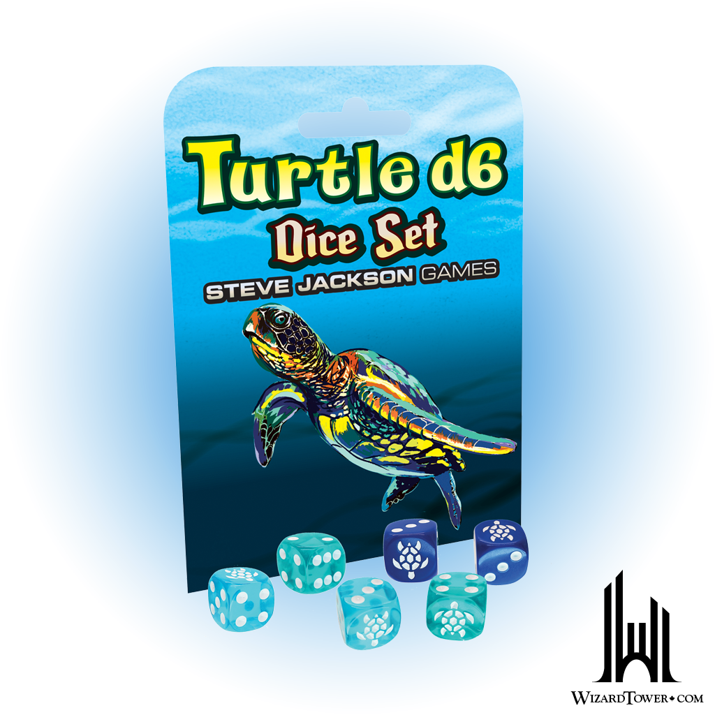 Dice Set - Turtle d6 6ct