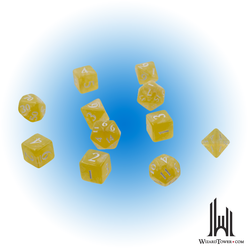 Dice Set - Eclipse Lemon Yellow 11ct