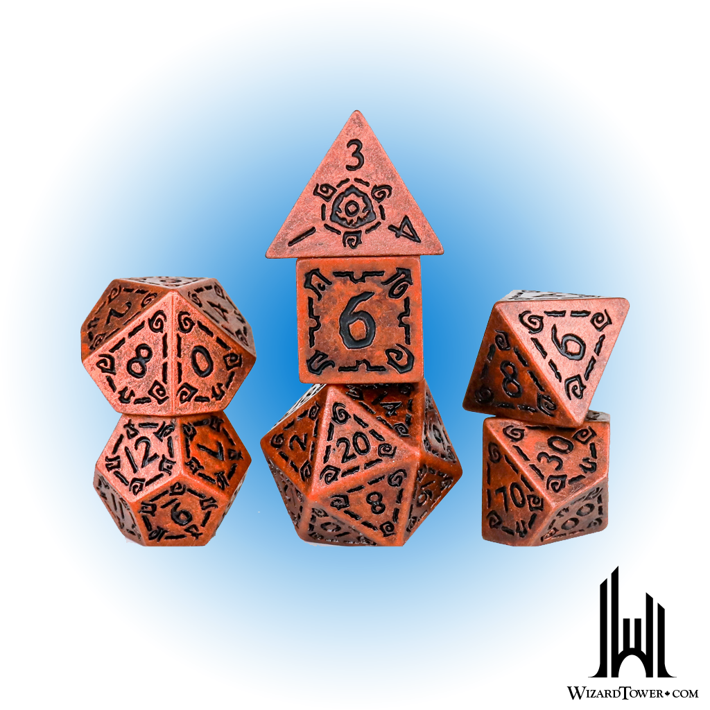 Dice Set - Metal Illusory Copper 7ct