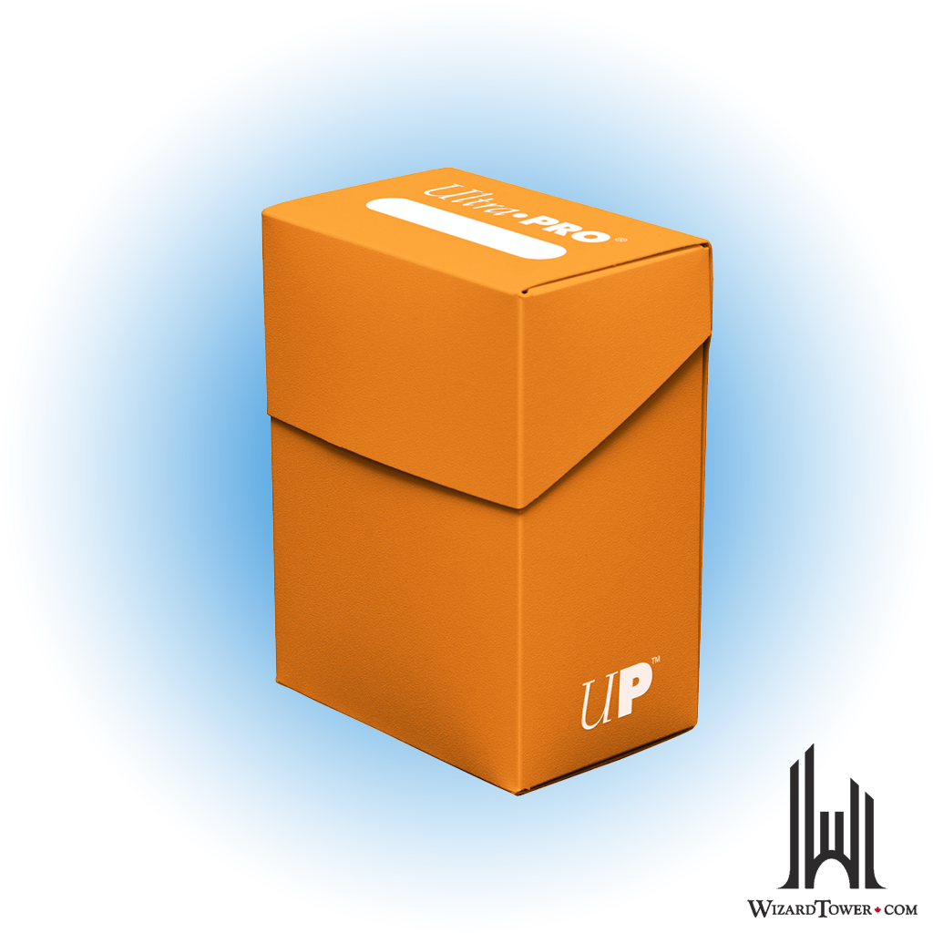 Deck Box - Soft Case - Pumpkin Orange 80+