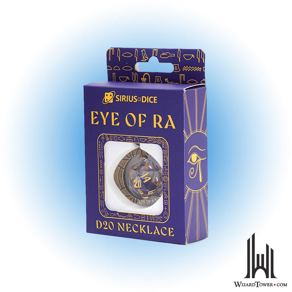 Individual Dice - Eye of Ra Necklace d20