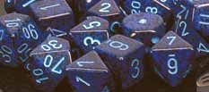 Dice Set - Speckled Cobalt 7ct